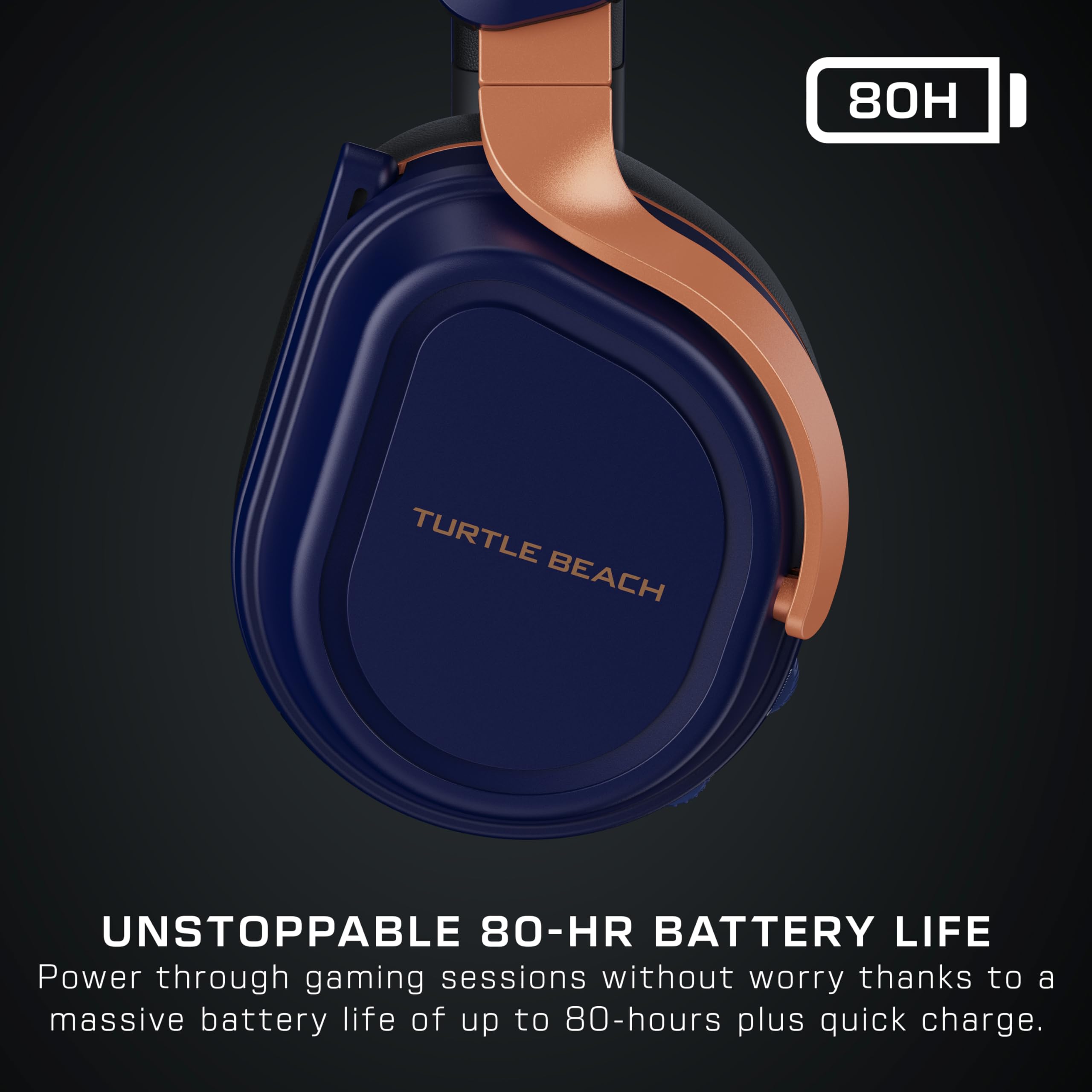 Turtle Beach Stealth 700 Gen 3 Auriculares inalámbricos multiplataforma amplificados para juegos para Xbox Series X|S, Xbox One, PC, PS5, dispositivos móviles - Controladores de 60 mm, micrófono con cancelación de ruido AI, Bluetooth, batería de 80 horas - Cobalto