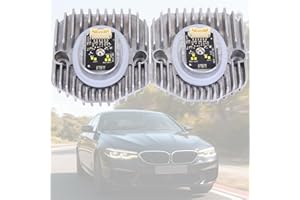 1Pair 63117214939 Yellow DRL Headlight LED Modules,for BWM 5 Series F90 M5 G30 530i 540i M550iX 2017-2020, Replaces 631172149