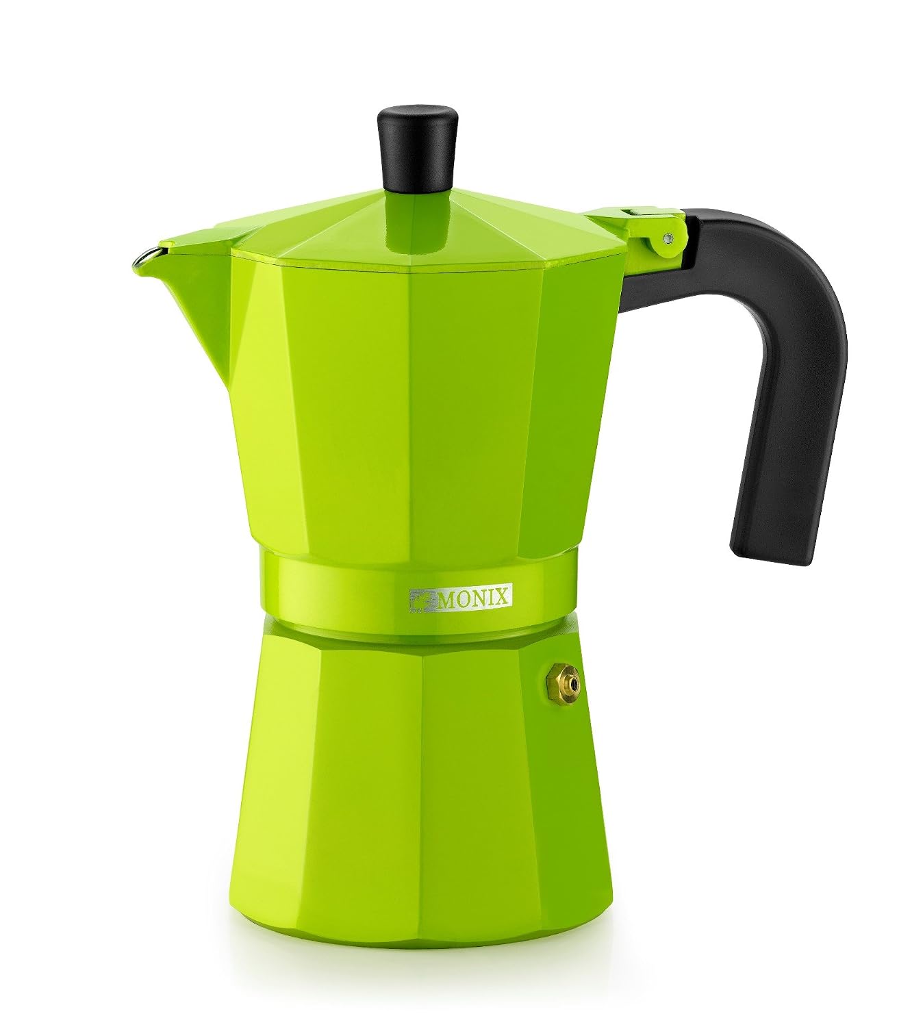 Monix Induction Express Cafetera Italiana de Aluminio 6 Tazas Plata |  PcComponentes.com