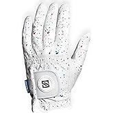SKIVE Golf Premium Golf Glove | 100% AAA Cabretta Leather | Cool Golf Gloves Men | Serious Feel & Performance | Mens Golf Gloves Left Hand