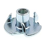 Prime-Line 9077897 T-Nuts, 3-Prong, #10-32 X 5/16