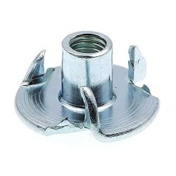 Prime-Line 9077897 T-Nuts, 3-Prong, #10-32 X 5/16