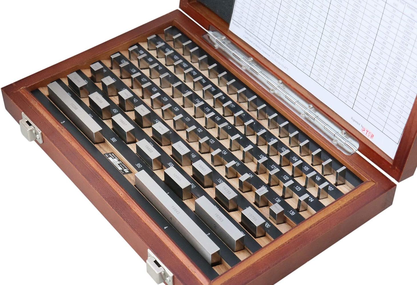 Accusize Industrial Tools 81 Pcs Steel Gauge Block Set, Grade B, P900-S581: Home Improvement