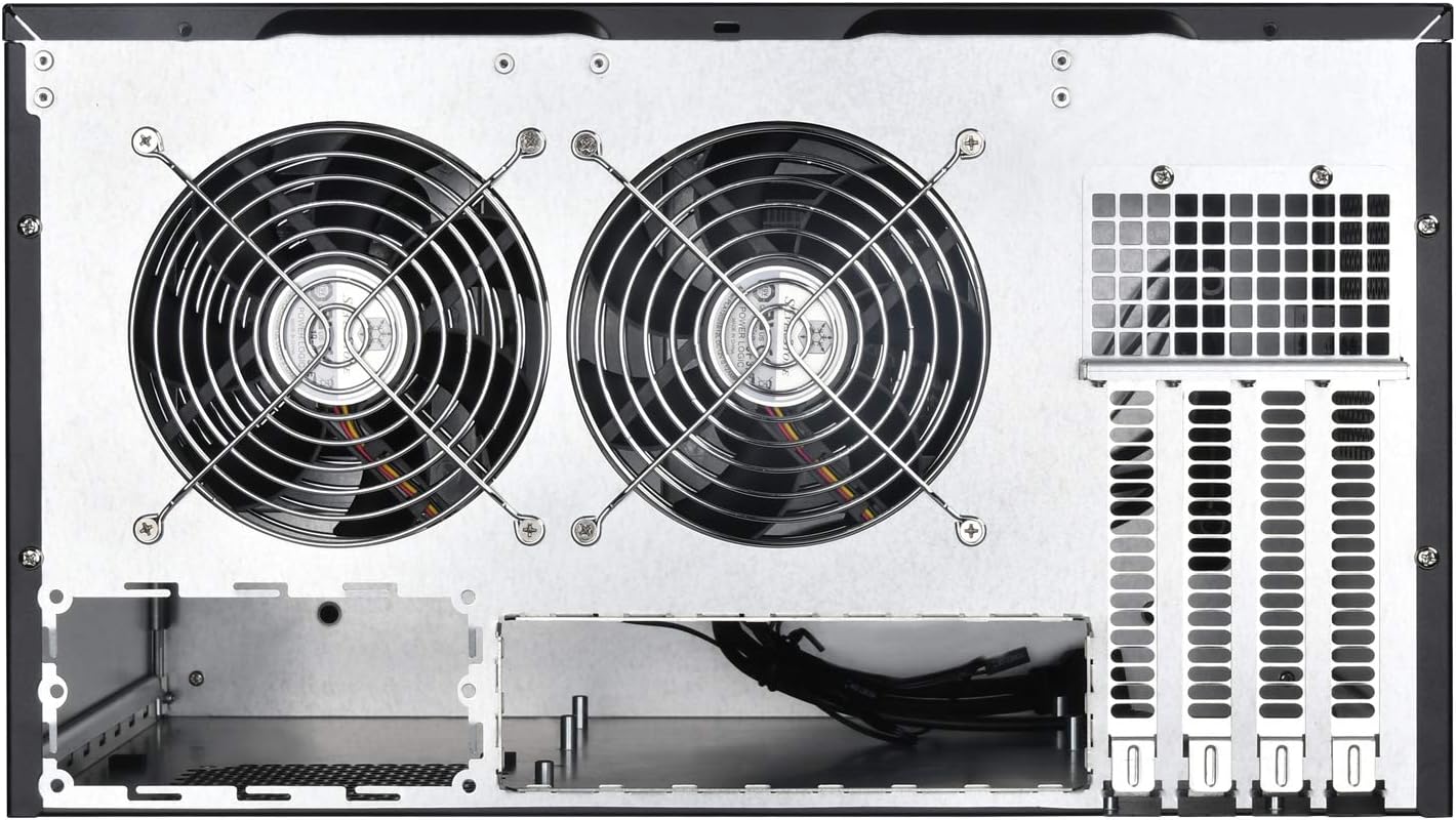 SilverStone SST-CS381, Case Storage ATX Midi Tower Computer Case, black internal, support 8x 3.5" or 2.5" Hot-Swap HDD Bays - Image 4