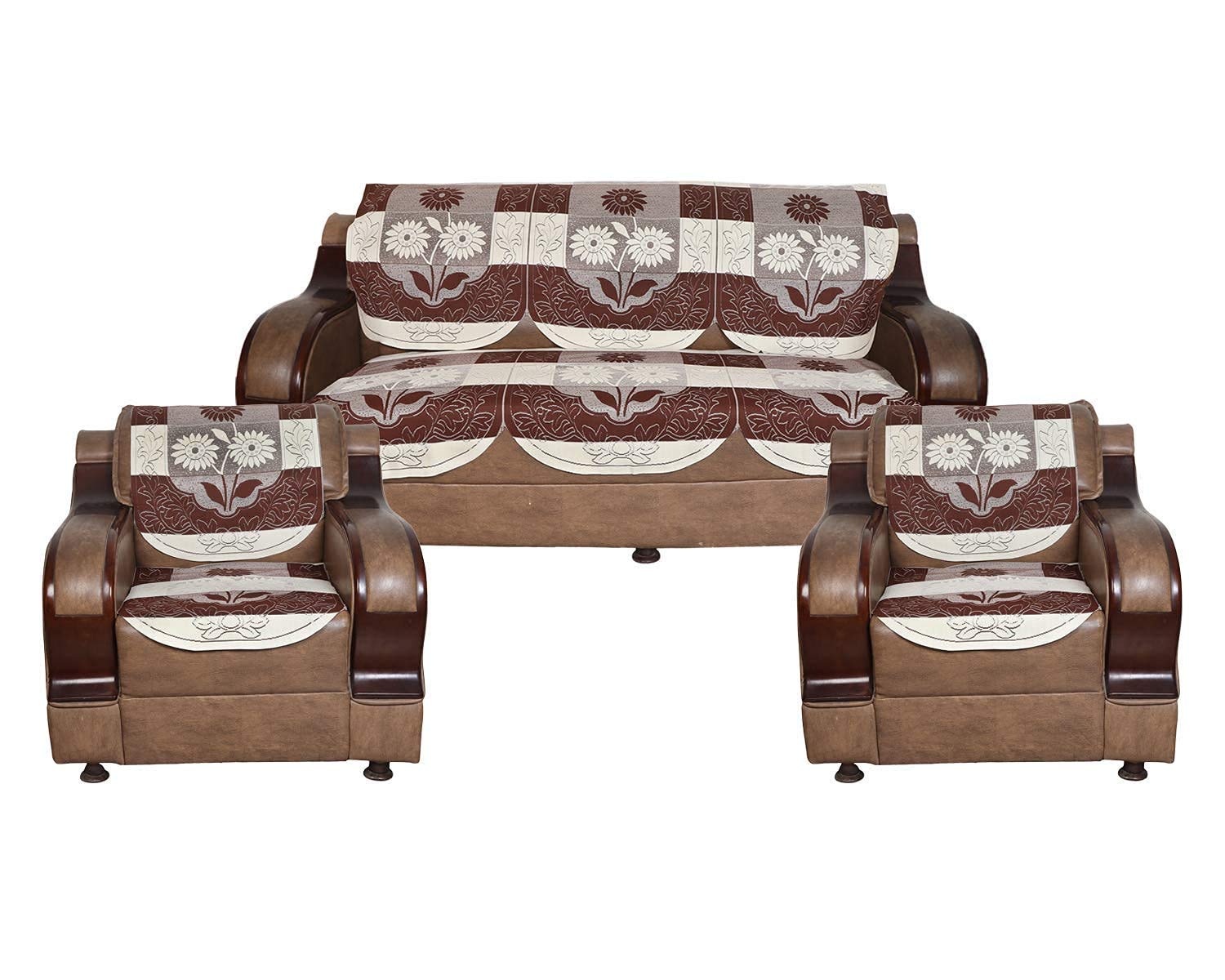 Buy SELINTA Cotton Sofa SetCotton Sofa Covers Set of 5 SeaterCotton