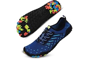 BibMina Hike Barefoot Water Shoes Women Men, Newly Quick-Dry & Wide Toe Box Breathable Pro Footwear Shoe Non-Slip for Aqua Sports Beach Pool Swim Yoga Hiking