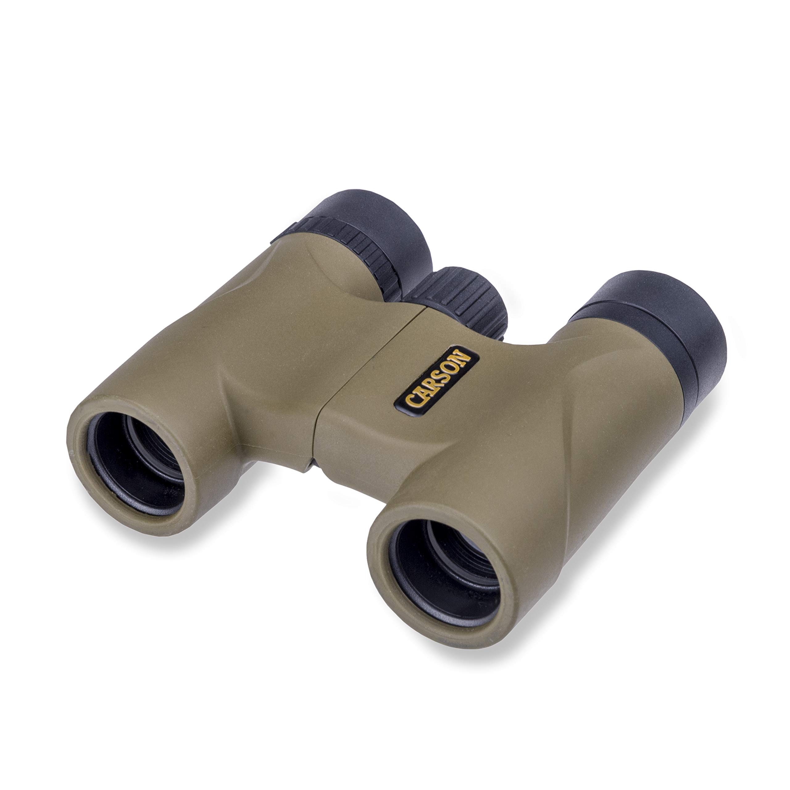 Carson HW-822 Stinger 8X22mm Compact Binoculars for Bird Watching, Hunting and Travel, Olive Green