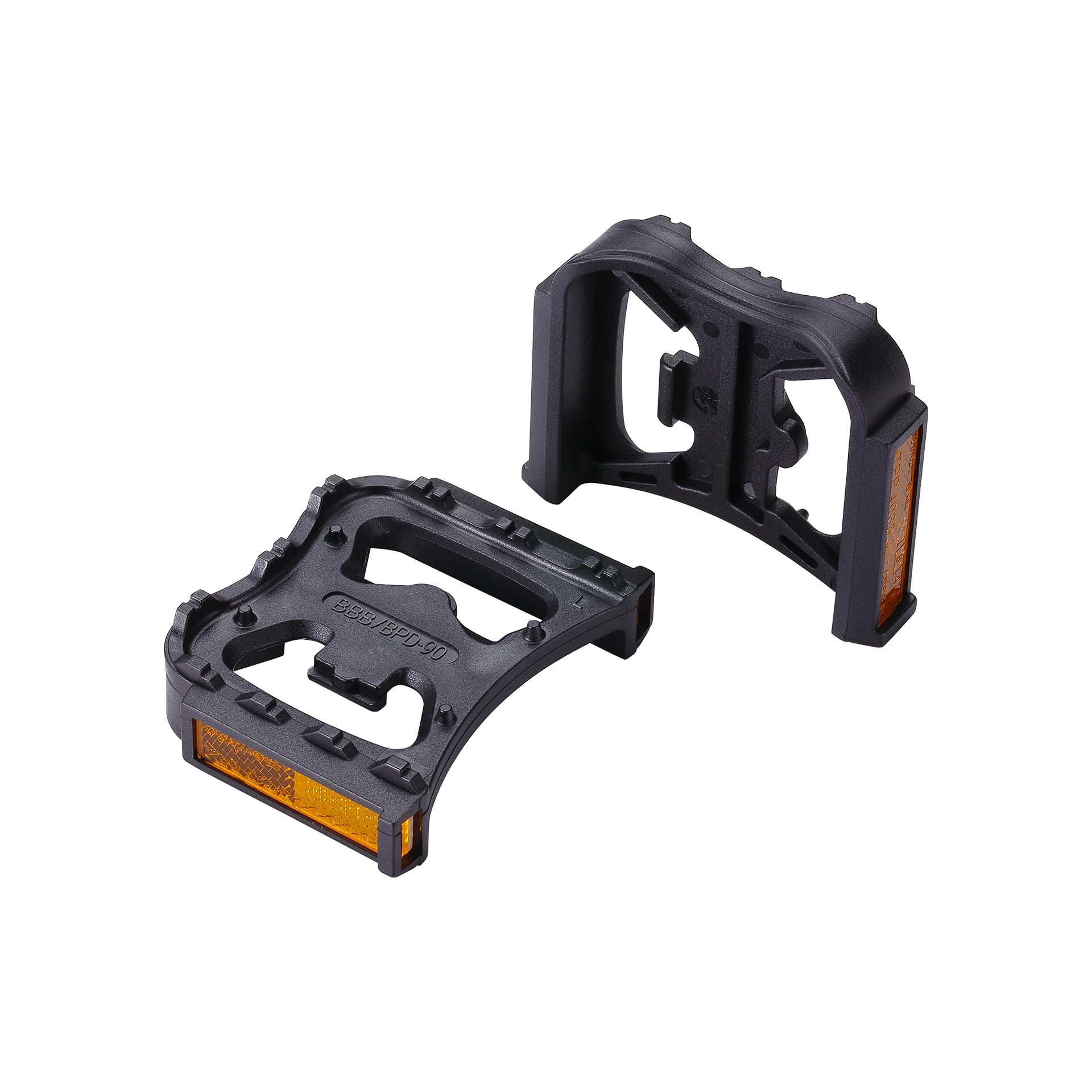 BBB Cycling FeetRest SPD Pedal Adaptor | SPD Adaptor: Ride Your Bike With Street Shoes | Must Have Bike Accessory | BPD-90, Black