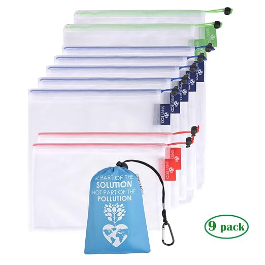 Bolsas reutilizables Simply Eco con cero residuos, bolsas verdes ...