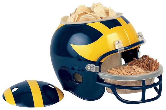 NCAA Michigan Wolverines Snack Helmet