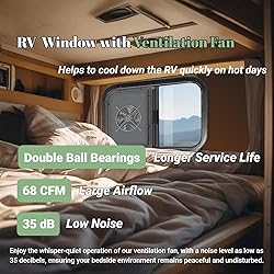 Beleeb RV Window 20” W X 14” H, Outfitted with