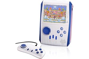 HDIWOUSP Handheld Game Console for Kids Adults, 3.0'' LCD Screen Retro Handheld Video Game Console, Preloaded 660 Classic Retro Video Games with Rechargeable Battery, Support 2 Players and TV Connection