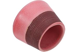 CVUTOVO Ceramic Match Holder Storage Jar with Striker for Home Decor and Fireplace, Sleek Ceramic Matchstick