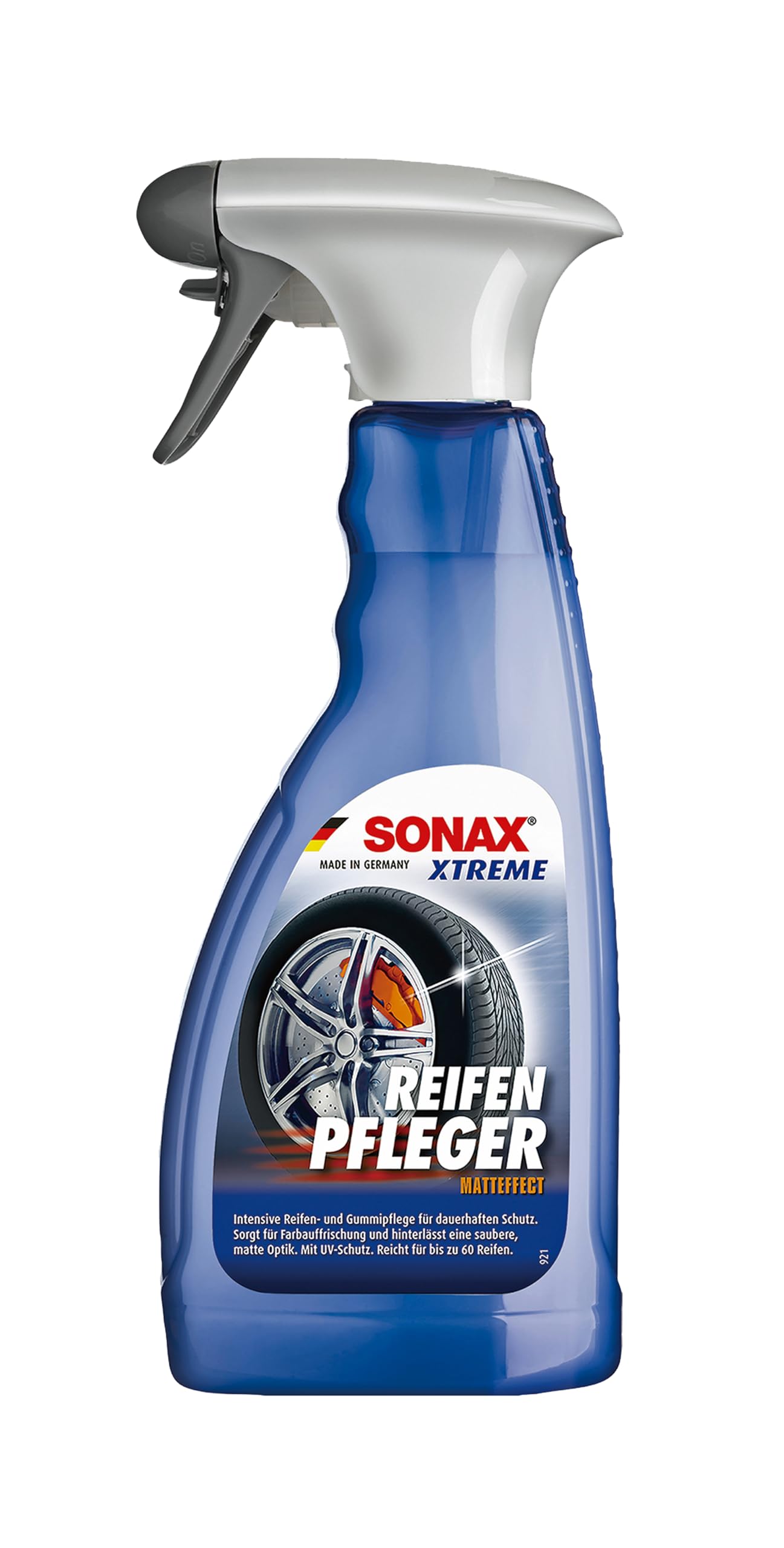 SONAX Xtreme Tyre Care Matte Effect (500 ml) Intensive Tyre and Rubber Care for Lasting Protection Item No. 02562410
