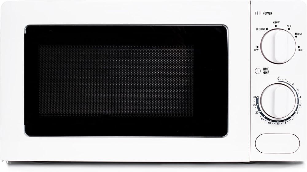 Haden 17L Microwave Oven 700W 6 Power Levels Compact White