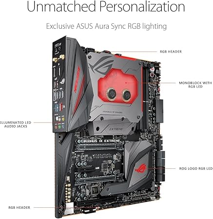 Amazon Asus Tek Maximus Ix Extreme Asus Aura Sync対応 Maximus シリーズ Intel Z270チップセット搭載 Atxマザーボード Rog Maximus Ix Extreme 並行輸入品 Asustek マザーボード 通販