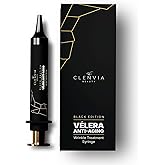 Vélera Anti-Aging Wrinkle Treatment Syringe – Black Edition by Clenvia Beauty – Advanced Line-Reduction & Skin-Firming Formula with Cucumber & Rhodiola – 10ml Precision Applicator