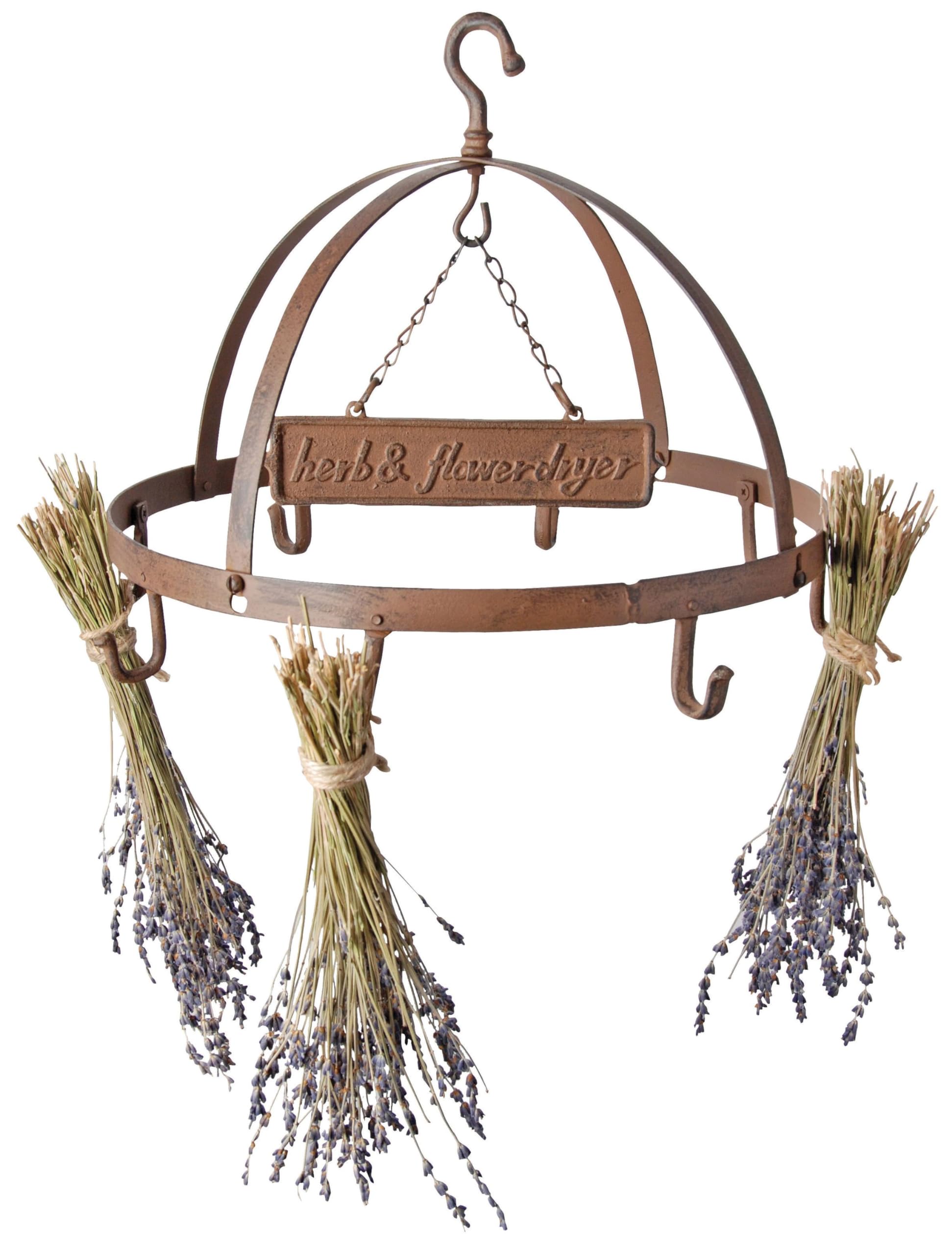 Esschert NG19 Fallen Fruits Herb and Flower Dryer Brown, 15" dia.