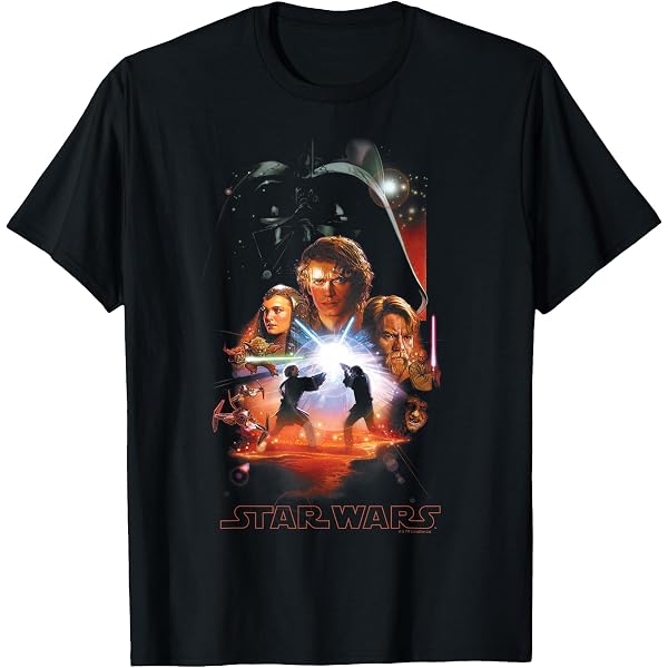 Amazon.com: Star Wars Revenge Of The Sith Movie Vintage Disney+ T