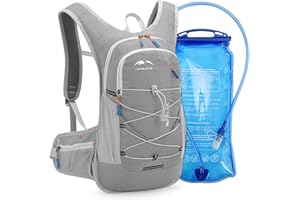 COSCOOA Hydration Backpack,Lightweight Hydration Pack with 1.5L Water Bladder, Water Backpack for Hiking Running, Biking