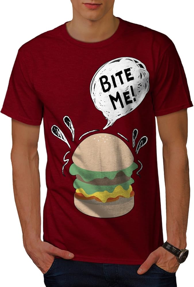 Burger Junk Funny Food S T Shirt Burger Graphic Printed Tee 6997 Pilihax