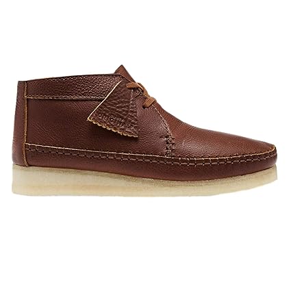 clarks weaver boot leather
