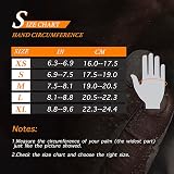 ATERCEL Weight Lifting Gloves Red Snug Fit Breathable for Men Women view 7