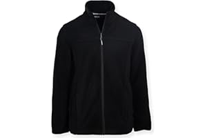 Swiss Alps Kids Boy's Full Zip Polar Fleece Jacket Ultra Soft Warm Comfortable Fabric With Zippered Hand Pockets