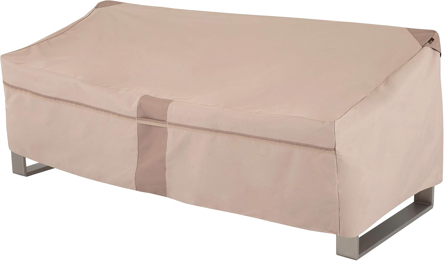 Modern Leisure 2907 Monterey Love Seat Cover (82.5 L x 38 D x 38.25 H inches) Water-Resistant, Large, Khaki/Fossil : Garden & Outdoor