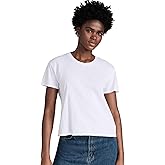 perfectwhitetee Women's Harley Cotton Boxy Crew Tee