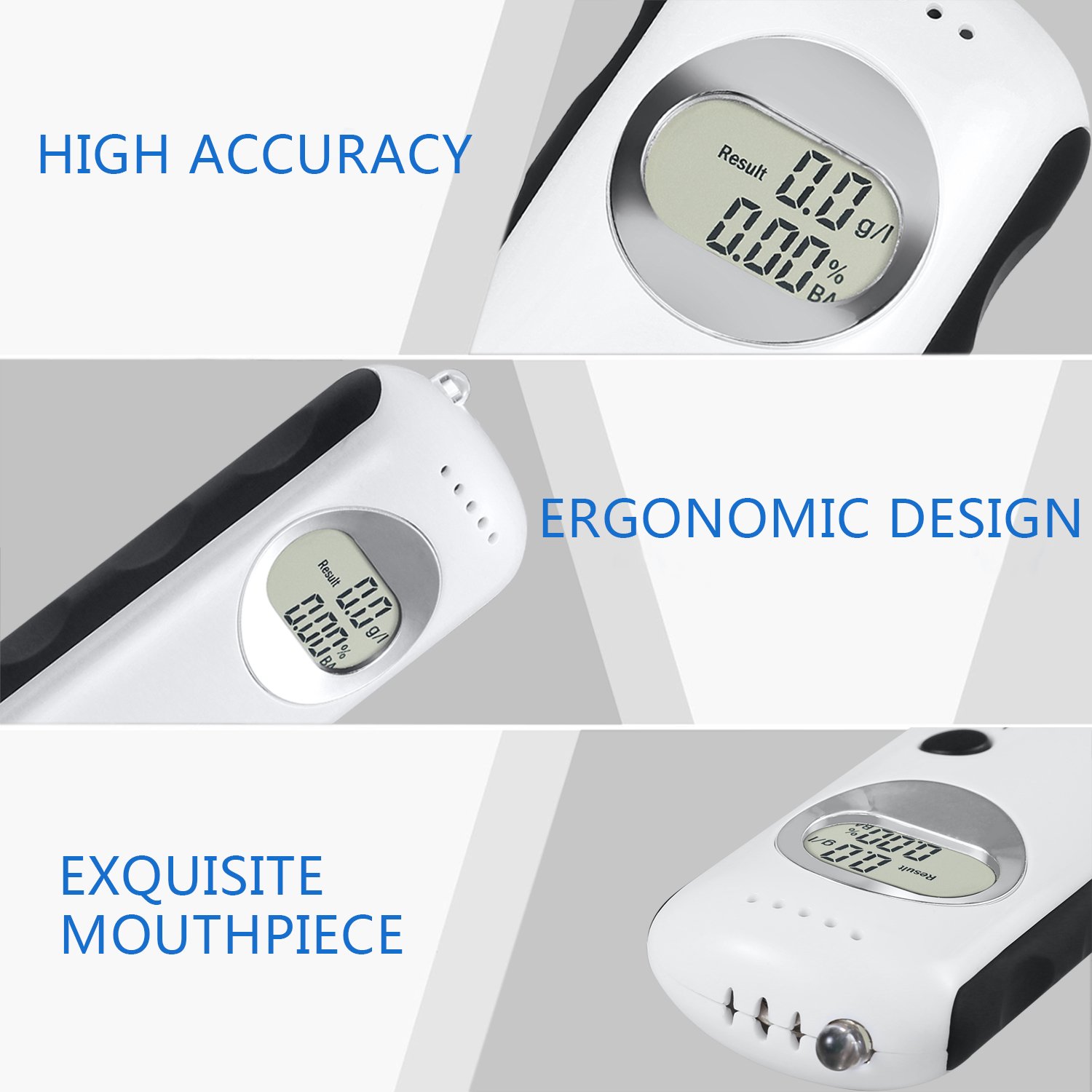 Professional Breathalyzer Anntoo Portable Digital Breath Alcohol Tester for Personal Use