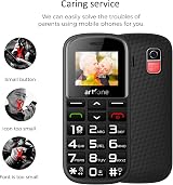 artfone CS182 Big Button Mobile Phone Senior Unlocked with Dock 1800mAh Battery view 2