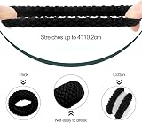 Hanyousheng 16 Pcs Seamless Thick Cotton Hair Ties No Crease No Slip view 3