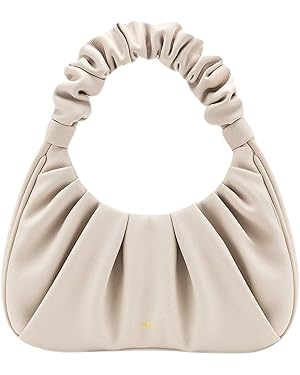 JW PEI Women s Gabbi Ruched Hobo Handbag Beige Small Clothing Shoes