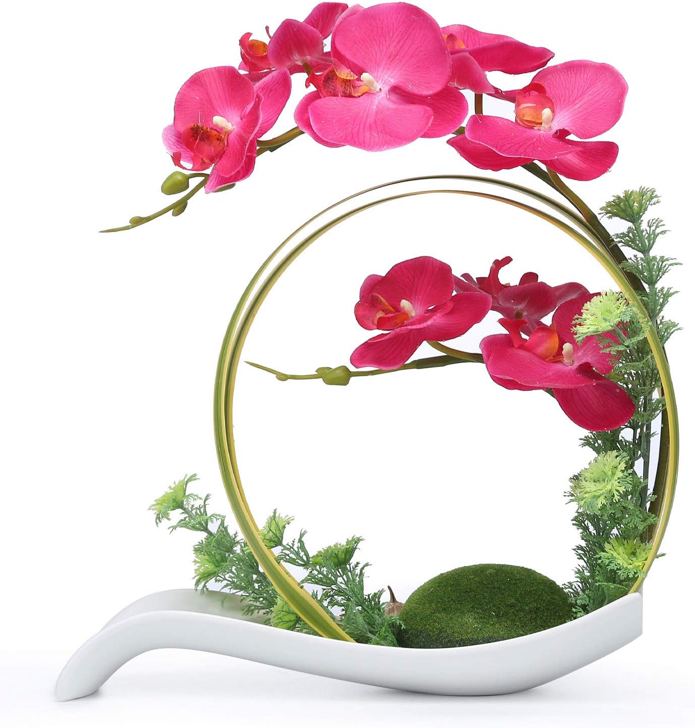 Amazon Com Nnee Artificial Phalaenopsis Orchid Silk Flower