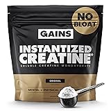 Gains in Bulk Instantized Creatine Monohydrate for
