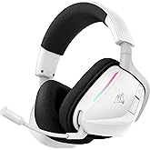 Corsair Void v2 Wireless Gaming Headset with Bluetooth for PC, PS5, PS4, Switch & Mobile – Dolby Atmos, Dual Wireless Multiplatform, Long Battery Life, Fast Charging – Dual Tone