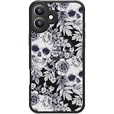 FUNMIKO for iPhone 17 Case, Wireless Charging & Drop Protection | Cute Preppy Floral, Non-Slip Translucent Matte, Trendy Wildflower Design Hard Phone Cover for Women Girls