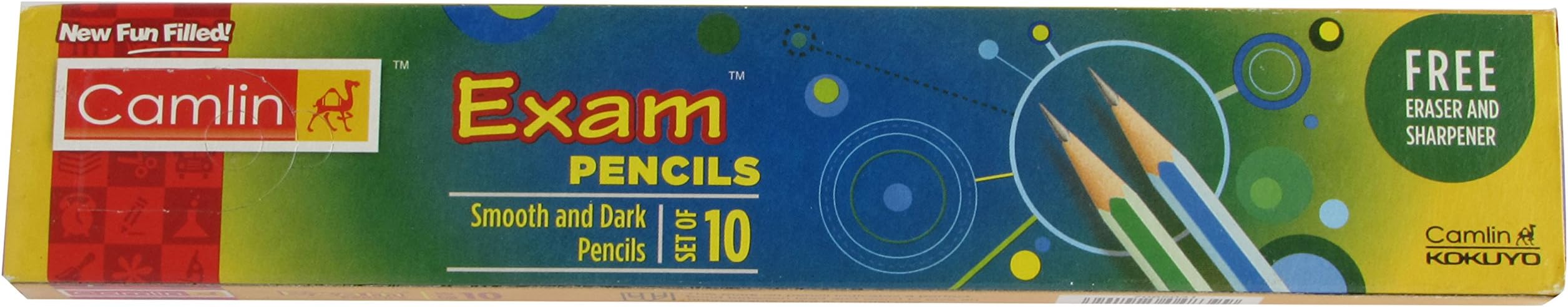 Camlin Exam Non Rubber Tip - Pack Of 10