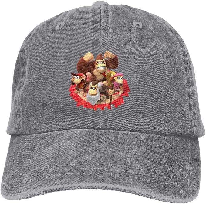 Amazon ドンキーコング1 人気 新品 大人のカウボーイハット キャップ 野球帽調節可能なアスレチック作り男性と女性のためのユニークな帽子 紫外線対策 通気性抜群 ゴルフ キャップ 通販
