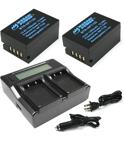 Amazon.com : Kastar LCD Dual Fast Charger for Fujifilm NP-T125