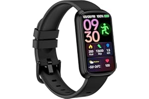 Fitness Tracker, 1.47" Smart Watch with 24/7 Heart Rate Blood Oxygen Monitor,Sleep Tracker,Pedometer,IP68 Waterproof Activity
