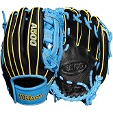 Wilson | A500 | Adult + Youth Baseball Glove + Mitt | Sizes 10.5" - 12.5" | Right + Left Hand Throw | Multiple Styles