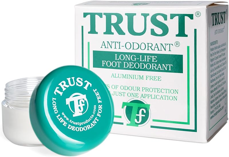 Trust Foot Deodorant Long-Lasting Odour Prevention Aluminium Free