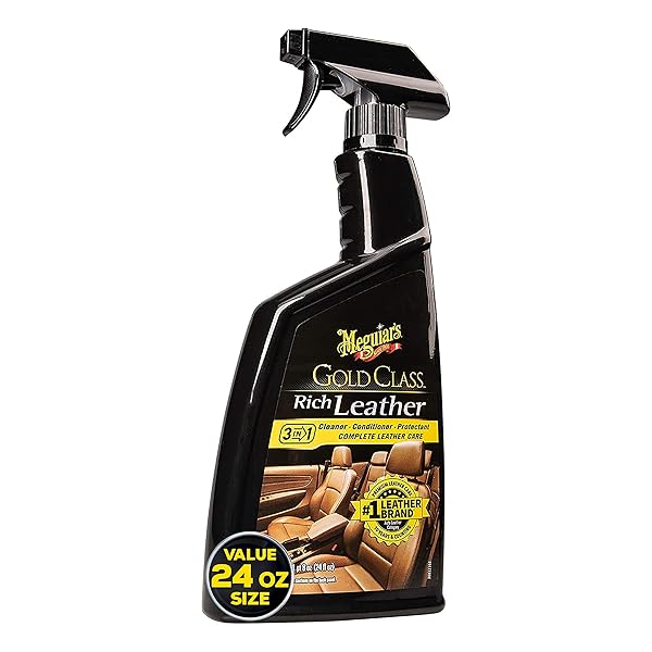 MEGUIAR’S G1924SP GOLD CLASS RICH LEATHER CLEANER AND...