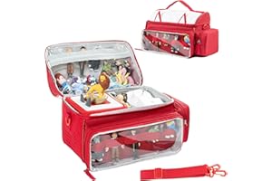 SFYBYHEART Carrying Case for Toniebox Starter Set, Tonies Figures, Tonies Characters, Cute Tonie Case, Tonies Storage and Organizer with Shoulder Strap