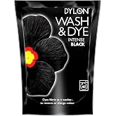 Dylon Wash and Dye used Worldwide by Best Designers, Suitable for Natural Large Fabrics, Multi-Purpose, Permanent and Easy to Apply, Color: Velvet Black