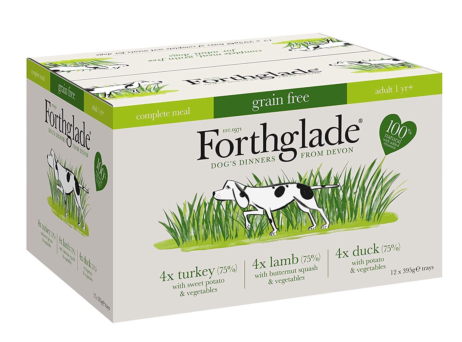 Forthglade 100 Natural Dog Food Grain Free Complete Wet Dog Food