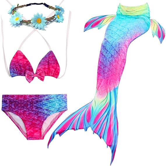 Amazon ガールズ 水着 マーメイド人魚姫 水着 ベビー ビキニ