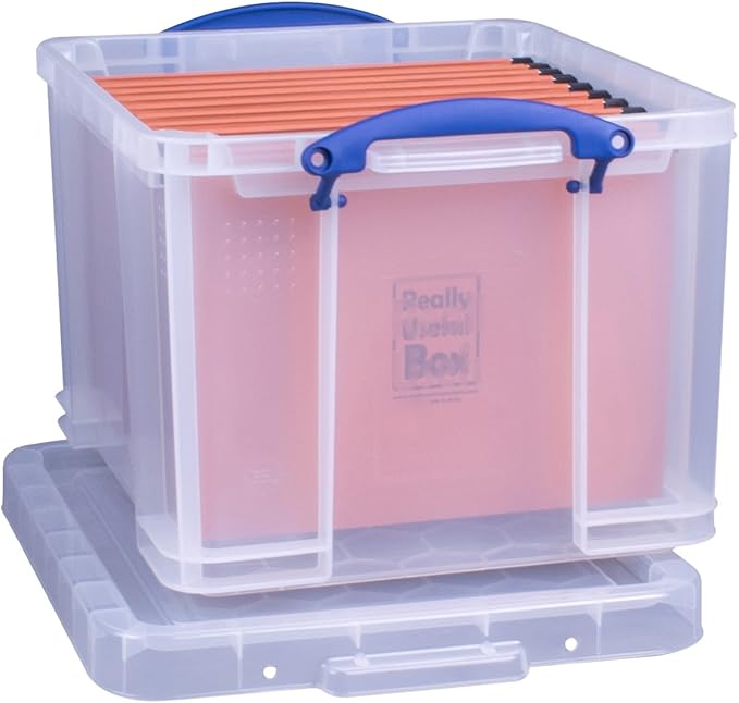 Really Useful Box 35 Liter Office Aufbewahrungsbox mit + 10 Hängemappen